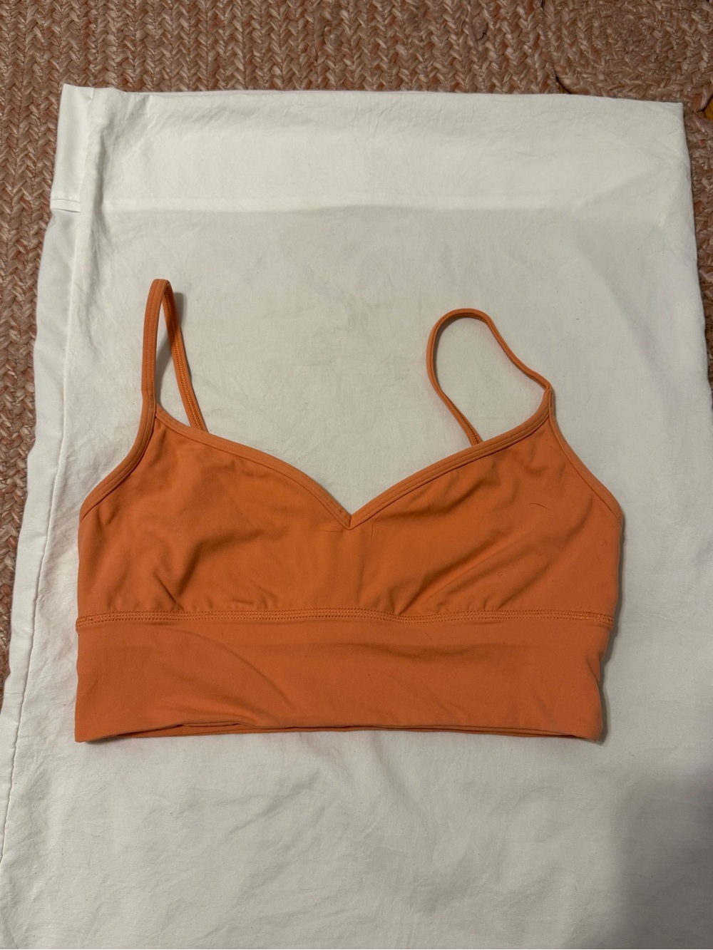 lululemon athletica Scoop Bralette in Rust Orange